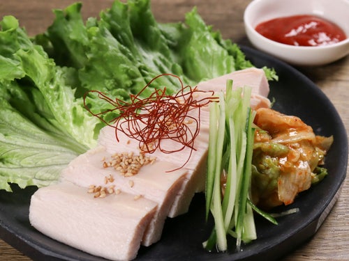 極み蒸し鶏のポッサム風